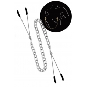 Регулируемые зажимы для сосков Sweet Caress Nipple Chain - Sweet Caress - купить с доставкой в Сочи