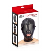 Маска-шлем с отверстием для рта и съемными шорами - Fetish Tentation - купить с доставкой в Сочи