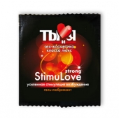 Разогревающий гель-лубрикант Stimulove Strong в одноразовой упаковке - 4 гр. - Биоритм - купить с доставкой в Сочи