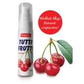 Гель-смазка Tutti-frutti с вишнёвым вкусом - 30 гр. - Биоритм - купить с доставкой в Сочи