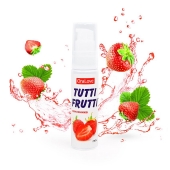 Гель-смазка Tutti-frutti с земляничным вкусом - 30 гр. - Биоритм - купить с доставкой в Сочи
