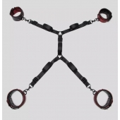 Изысканный набор фиксаций на кровати Reversible Under Mattress Restraint Set - Fifty Shades of Grey - купить с доставкой в Сочи