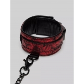 Красно-черные оковы Reversible Faux Leather Ankle Cuffs - Fifty Shades of Grey - купить с доставкой в Сочи