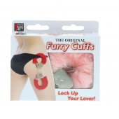 Металлические наручники с розовой меховой опушкой METAL HANDCUFF WITH PLUSH PINK - Dream Toys - купить с доставкой в Сочи