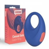 Синее эрекционное кольцо RRRING Casual Date Cock Ring - FeelzToys - в Сочи купить с доставкой