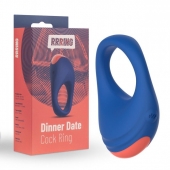 Синее эрекционное кольцо RRRING Dinner Date Cock Ring - FeelzToys - в Сочи купить с доставкой