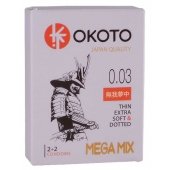 Набор из 4 презервативов OKOTO MegaMIX - Sitabella - купить с доставкой в Сочи