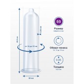 Презервативы MY.SIZE размер 69 - 3 шт. - My.Size - купить с доставкой в Сочи