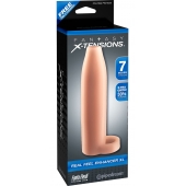 Телесная насадка Real Feel Enhancer XL - 17 см. - Pipedream - в Сочи купить с доставкой