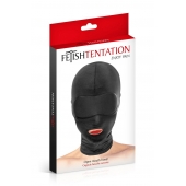 Сплошная маска на голову с прорезью для рта - Fetish Tentation - купить с доставкой в Сочи