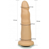 Телесная насадка Harness - 15,8 см. - LOVETOY (А-Полимер) - купить с доставкой в Сочи