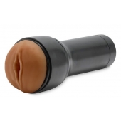 Коричневый мастурбатор-вагина Feel Stroker - Kiiroo - в Сочи купить с доставкой