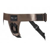 Бронзовый пояс для насадок Curious Harness - Strap-on-me - купить с доставкой в Сочи