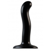 Черный фаллоимитатор-насадка Strap-On-Me P G spot Dildo size S - 16,4 см. - Strap-on-me - купить с доставкой в Сочи