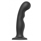 Черная насадка Strap-On-Me Dildo Plug P G size XXL - Strap-on-me - купить с доставкой в Сочи