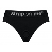 Черные трусики для насадок Heroine Lingerie Harness - size M - Strap-on-me - купить с доставкой в Сочи
