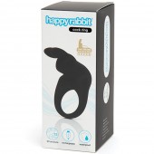 Черное эрекционное виброкольцо Happy Rabbit Rechargeable Rabbit Cock Ring - Happy Rabbit - в Сочи купить с доставкой