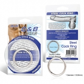 Стальное эрекционное кольцо STEEL COCK RING - 4.5 см. - BlueLine - в Сочи купить с доставкой