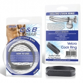 Кольцо на пенис из искусственной кожи на липучке VELCRO COCK RING - 5 см. - BlueLine - в Сочи купить с доставкой