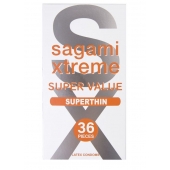 Ультратонкие презервативы Sagami Xtreme Superthin - 36 шт. - Sagami - купить с доставкой в Сочи