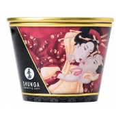 Массажная  свеча Sparkling Strawberry Wine с ароматом клубничного вина - 170 мл. - Shunga - купить с доставкой в Сочи