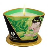 Массажная свеча Exotic Green Tea с ароматом зелёного чая - 170 мл. - Shunga - купить с доставкой в Сочи