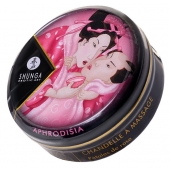 Массажная свеча Rose Petals с ароматом розы - 30 мл. - Shunga - купить с доставкой в Сочи