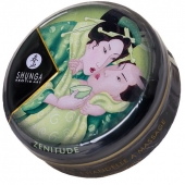 Массажная свеча Exotic Green Tea с ароматом зелёного чая - 30 мл. - Shunga - купить с доставкой в Сочи