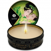 Массажная свеча Exotic Green Tea с ароматом зелёного чая - 30 мл. - Shunga - купить с доставкой в Сочи