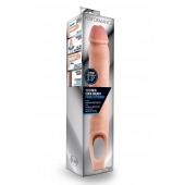 Телесная насадка на пенис 11.5 Inch Cock Sheath Penis Extender - 29,2 см. - Blush Novelties - в Сочи купить с доставкой