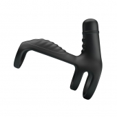Черная вибронасадка на пенис Vibrating Penis Sling - Baile - в Сочи купить с доставкой
