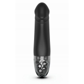 Черный вибратор с электростимуляцией Real Deal Neal - 16,5 см. - MyStim - купить с доставкой в Сочи