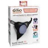 Черные трусики для страпона Body Dock SE на регулируемых ремнях - Pipedream - купить с доставкой в Сочи