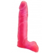 Розовая насадка-фаллос для трусиков Harness - 16,5 см. - LOVETOY (А-Полимер) - купить с доставкой в Сочи