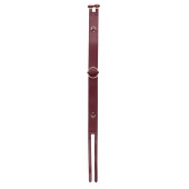 Бордовый ремень Halo Waist Belt - размер L-XL - Shots Media BV - купить с доставкой в Сочи