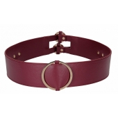 Бордовый ремень Halo Waist Belt - размер L-XL - Shots Media BV - купить с доставкой в Сочи