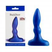 Синий анальный стимулятор Beginners p-spot massager - 11 см. - Lola Games - в Сочи купить с доставкой