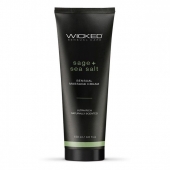 Массажный легкий крем WICKED Sage plus Sea Salt - 120 мл. - Wicked - купить с доставкой в Сочи