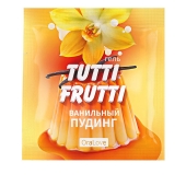 Пробник гель-смазки Tutti-frutti со вкусом ванильного пудинга - 4 гр. - Биоритм - купить с доставкой в Сочи