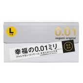 Презервативы Sagami Original 0.02 L-size увеличенного размера - 5 шт. - Sagami - купить с доставкой в Сочи