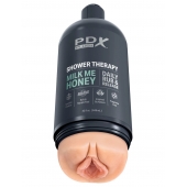 Телесный мастурбатор-вагина Shower Therapy Milk Me Honey - Pipedream - в Сочи купить с доставкой