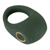 Зеленое эрекционное виброкольцо Luxurious Vibro Cock Ring - Orion - в Сочи купить с доставкой