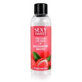 Массажное масло Sexy Sweet Nectar Lychee с феромонами и ароматом личи - 75 мл. - Биоритм - купить с доставкой в Сочи