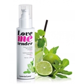 Съедобное согревающее массажное масло Love Me Tender Mojito с ароматом мохито - 100 мл. - Love to Love - купить с доставкой в Сочи