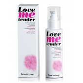 Съедобное согревающее массажное масло Love Me Tender Cotton Candy с ароматом сладкой ваты - 100 мл. - Love to Love - купить с доставкой в Сочи