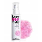 Съедобное согревающее массажное масло Love Me Tender Cotton Candy с ароматом сладкой ваты - 100 мл. - Love to Love - купить с доставкой в Сочи