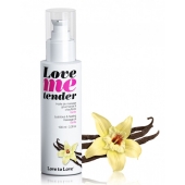 Съедобное согревающее массажное масло Love Me Tender Vanilla с ароматом ванили - 100 мл. - Love to Love - купить с доставкой в Сочи