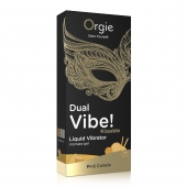 Съедобный гель Dual Vibe Pina Colada с эффектом вибрации и вкусом коктейля пина колада - 15 мл. - ORGIE - купить с доставкой в Сочи