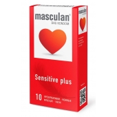 Презервативы Masculan Sensitive plus - 10 шт. - Masculan - купить с доставкой в Сочи