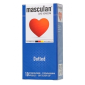 Презервативы с пупырышками Masculan Dotted - 10 шт. - Masculan - купить с доставкой в Сочи